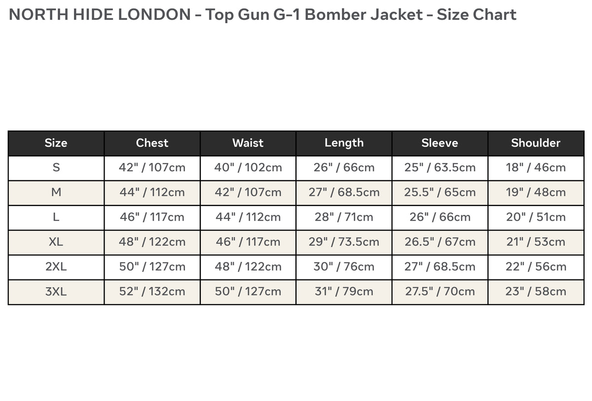 Top Gun G-1 Brown Leather Bomber Jacket with Patches - North Hide London